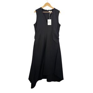 COS | Dresses | Cos Scarf Detail Draped Midi Dress In Red